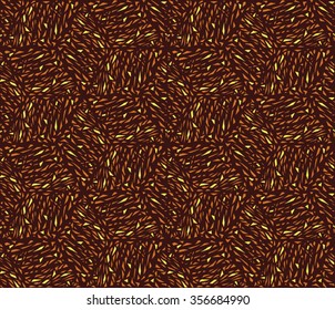 Colorful destroyed particles. Vector illustration.