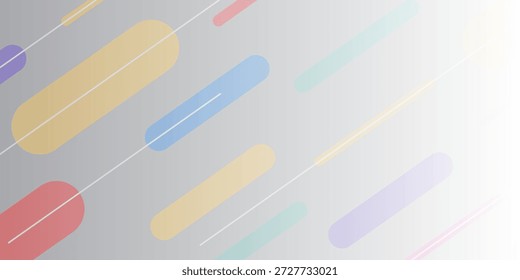 Fondo Abstractas Diagonal Colorido Con Suaves Formas Pastel Y Líneas Sutiles