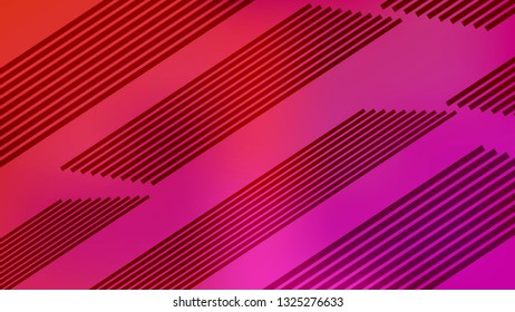 Colorful diagonal lines background. Modern abstract gradient card. Business geometric poster. Vector illustration. 