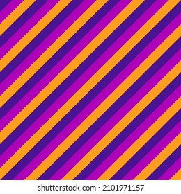colorful diagonal seamless pattern with purple and orange stripes. vector illustration. geometric background, texture, backdrop.