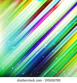 Colorful diagonal straight rainbow lines background. Red, green, blue, orange, yellow, purple colors