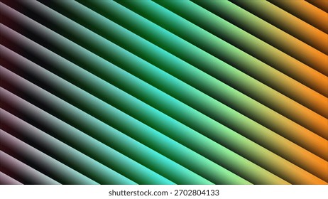 Colorful diagonal stripes create a vibrant and dynamic abstract background