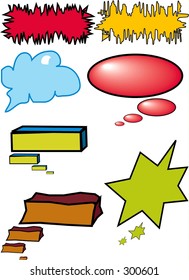 Colorful dialog bubbles