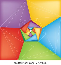 Colorful diamond background