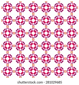 colorful diamond pattern regularly