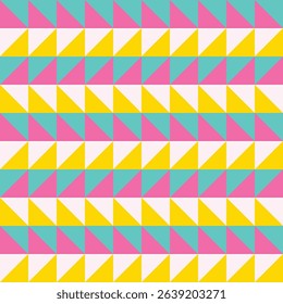Colorful diamond quilt pattern. A joyful and radiant composition perfect for art and crafts, digital paper, fabric printing, textile printing, packaging, scrapbooking, gift wrap, background and more.