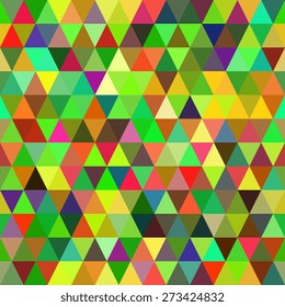 Colorful diamond tiles seamless vector pattern. Vector illustration
