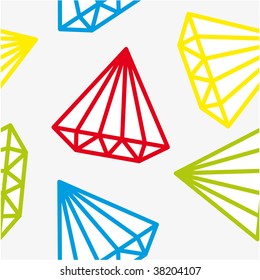 colorful diamonds texture