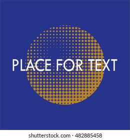 Colorful digital globe design with copy space