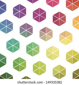 Colorful digital mosaic background, vector