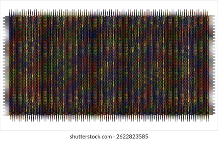 Colorful Digital Pattern a Modern Abstraction in Visual Art