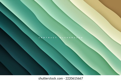 Colorful dimension background. Diagonal gradient layers light and shadow concept.