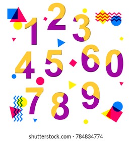 Colorful and dinamic numbers for any use in media