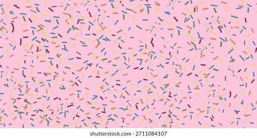 Patrón sin fisuras de rosquilla de colores. Fondo de crema de caramelo de fresa. Revestimiento de glaseado de pastel para Anuncio decorativo, póster, Plantilla. Textura de cobertura de pastel o helado. eps Fondo
