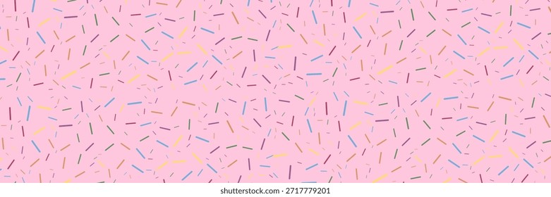 Patrón sin fisuras de rosquilla de colores. Fondo de crema de caramelo de fresa. Revestimiento de glaseado de pastel para Anuncio decorativo, póster, Plantilla. Textura de la cobertura de la magdalena o del helado. Fondo de pantalla de Vector