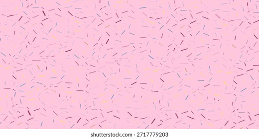 Patrón sin fisuras de rosquilla de colores. Fondo de crema de caramelo de fresa. Revestimiento de glaseado de pastel para Anuncio decorativo, póster, Plantilla. Textura de la cobertura de la magdalena o del helado. Fondo de pantalla de Vector