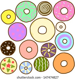 Colorful Donuts