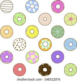Colorful Donuts