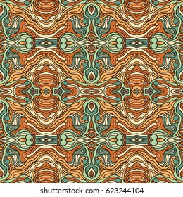 Colorful doodle abstract seamless pattern. Can be used for wallpaper, pattern fills, web page background, surface textures.