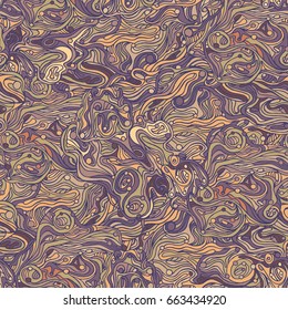 Colorful doodle abstract seamless pattern. Can be used for wallpaper, pattern fills, web page background, surface textures.