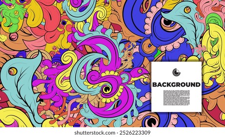 É adequado para fundo, capa de livro, capa, modelo, flayer, projeto de verão. também é útil para colorir projeto de livro