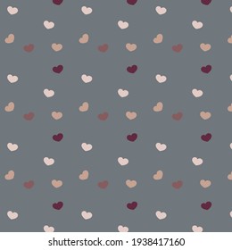 Colorful doodle heart seamless pattern,
colorful fabric Pattern, hearts elements for vector background