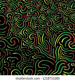 Colorful doodles background.