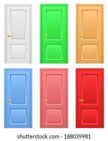 Colorful doors