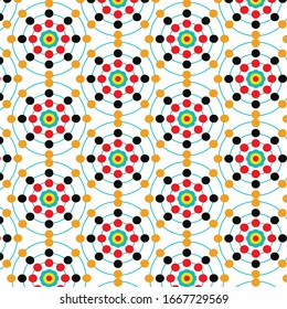 colorful dot abstract  pattern design background vector eps.10