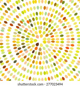 Colorful Dot Background, Circle pattern , Vector. Illusion