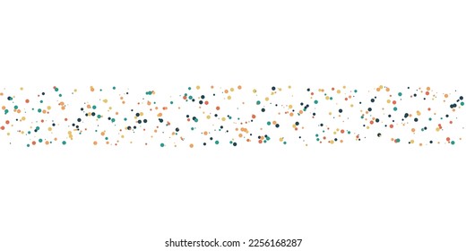 Colorful dot background. Isolated white color. Vector. Dot. Seamless. Random position.