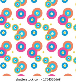 colorful dot ,circle  pattern background for art and   print  vector eps.10