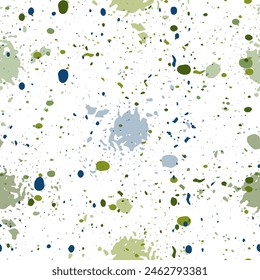 Colorful dot modern abstract print. Creative collage seamless pattern design Seamless colorful retro dots pattern.