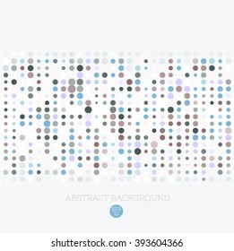 Colorful  dot pattern background - Illustration