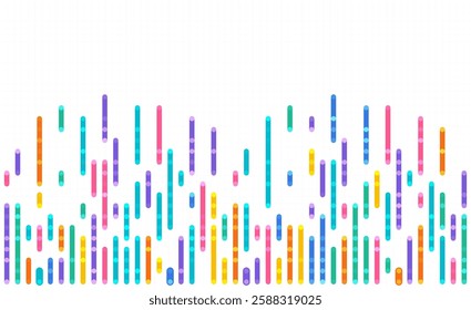 Colorful dot pixel modern background