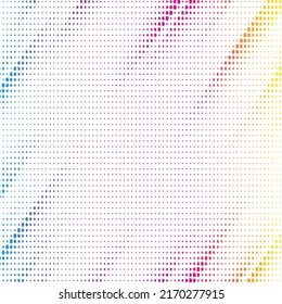 colorful dot and white abstract background