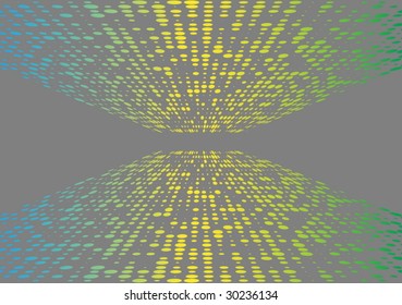 Colorful doted background