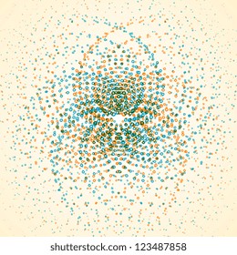 colorful dots abstract background