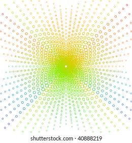 colorful dots abstract background