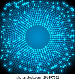 Colorful Dots Abstract Vector Background