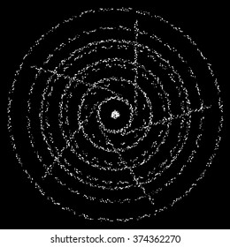 Colorful Dots Abstract Vector Background 