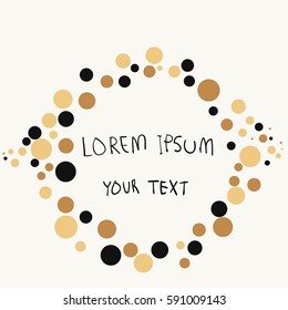 Colorful Dots Abstract Vector Background