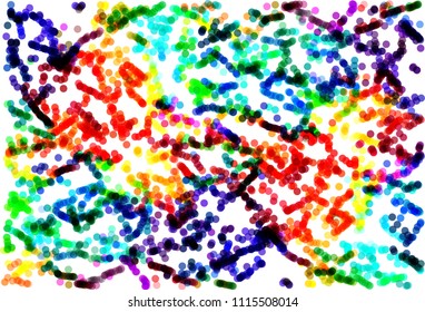 Colorful dots background.