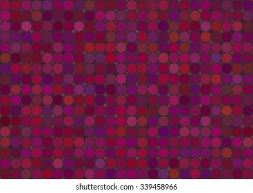 Colorful dots background. Dots in circles colorful backdrop.