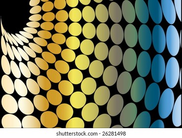 Colorful dots background vector
