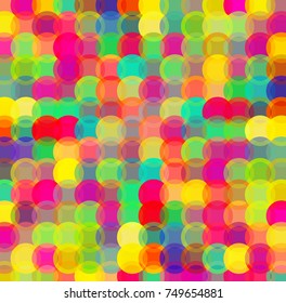Colorful dots, circles abstract pattern background. Vector illustration.