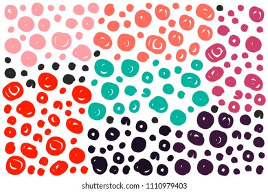 Colorful dots illustration