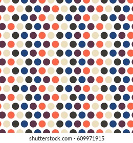 Colorful dots pattern design for abstract background concept
