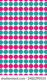 Diseño de patrón de puntos coloridos para estampados, telas, hojas de regalo, hojas de envoltura