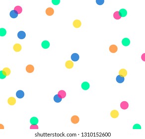 Colorful dots pattern. Vector illustration